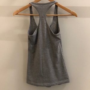 lululemon athletica Tops - Lululemon gray stripe tank, sz 4 lululemon athletica Tops - Lululemon gray stripe tank, sz 4
